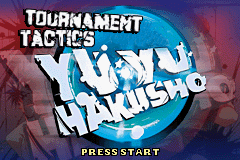 Yu Yu Hakusho - Ghostfiles - Tournament Tactics Title Screen